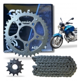 Kit Relação CBX 250 Twister 2000/08 GSW Aço 1045 S/retentor