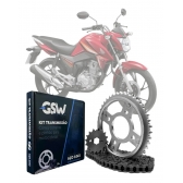 Kit Relação Titan 160/Fan 160 GSW Aço 1045 S/retentor